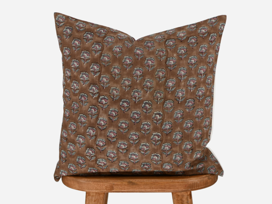 Kimberly Block Print Pillow