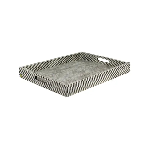 Pinstripe Decorative Tray - Large