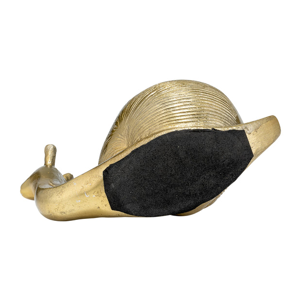 Gold Decorative Snail Figurine