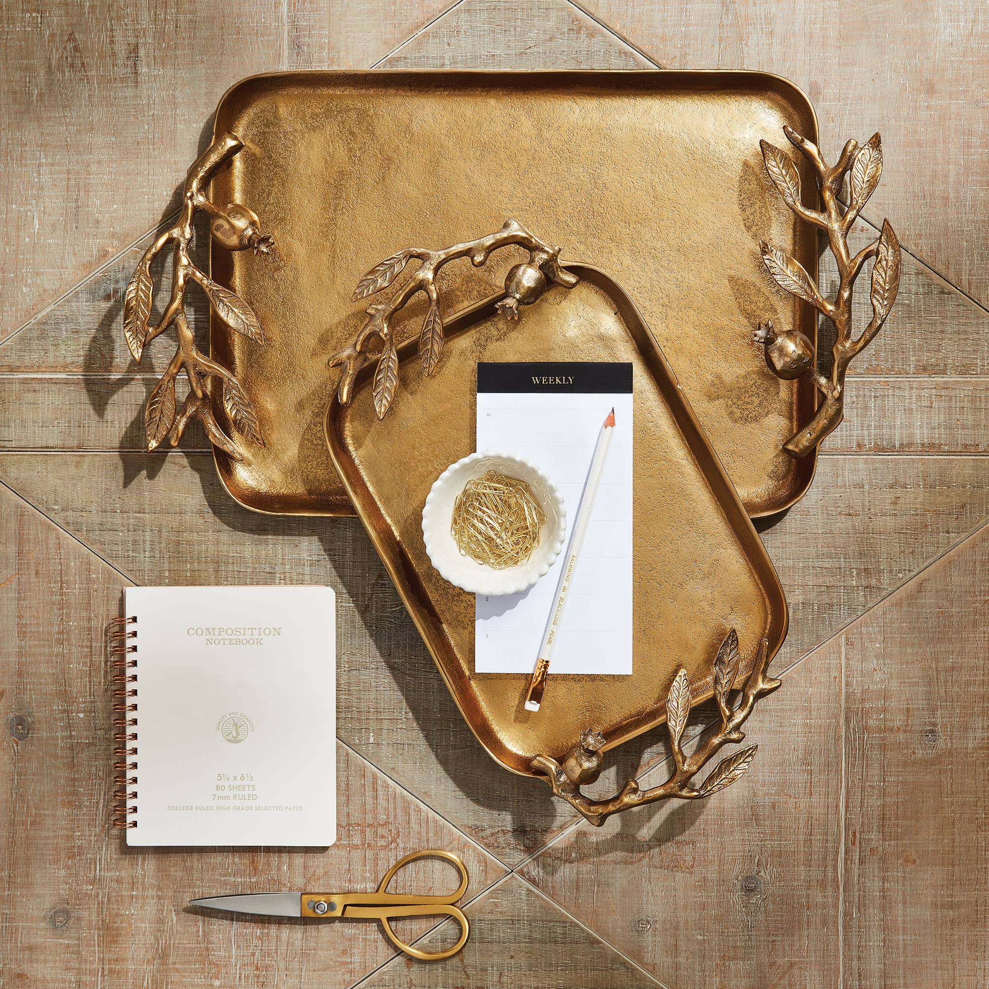 Pomegranate Branch Tray