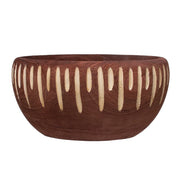 Decorative Carved Paulownia Wood Bowl