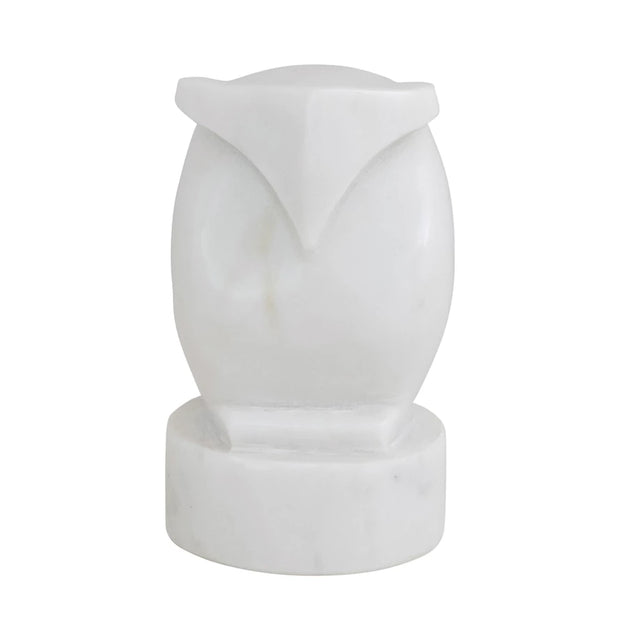 Marble Owl Décor