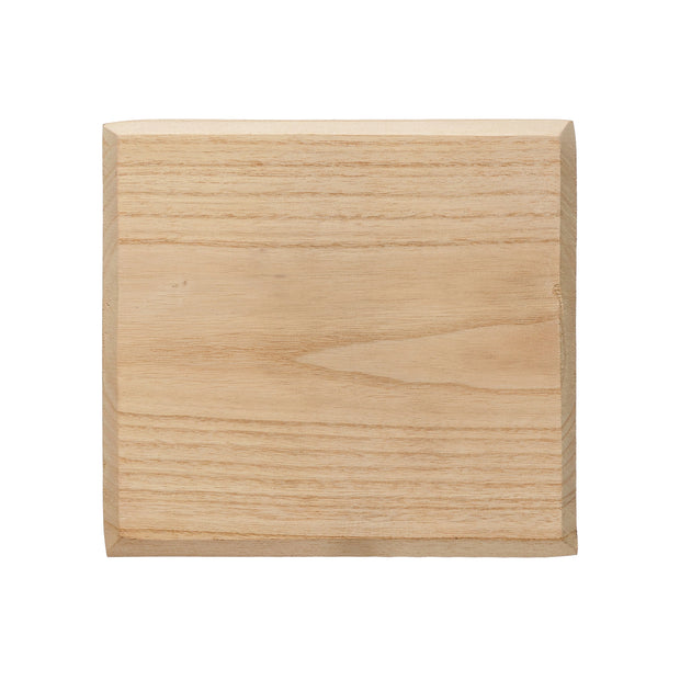 Paulownia Wood Footed Pedestal