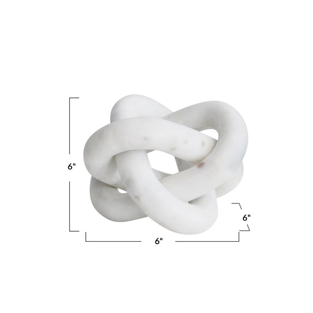 Marble Chain Knot Décor