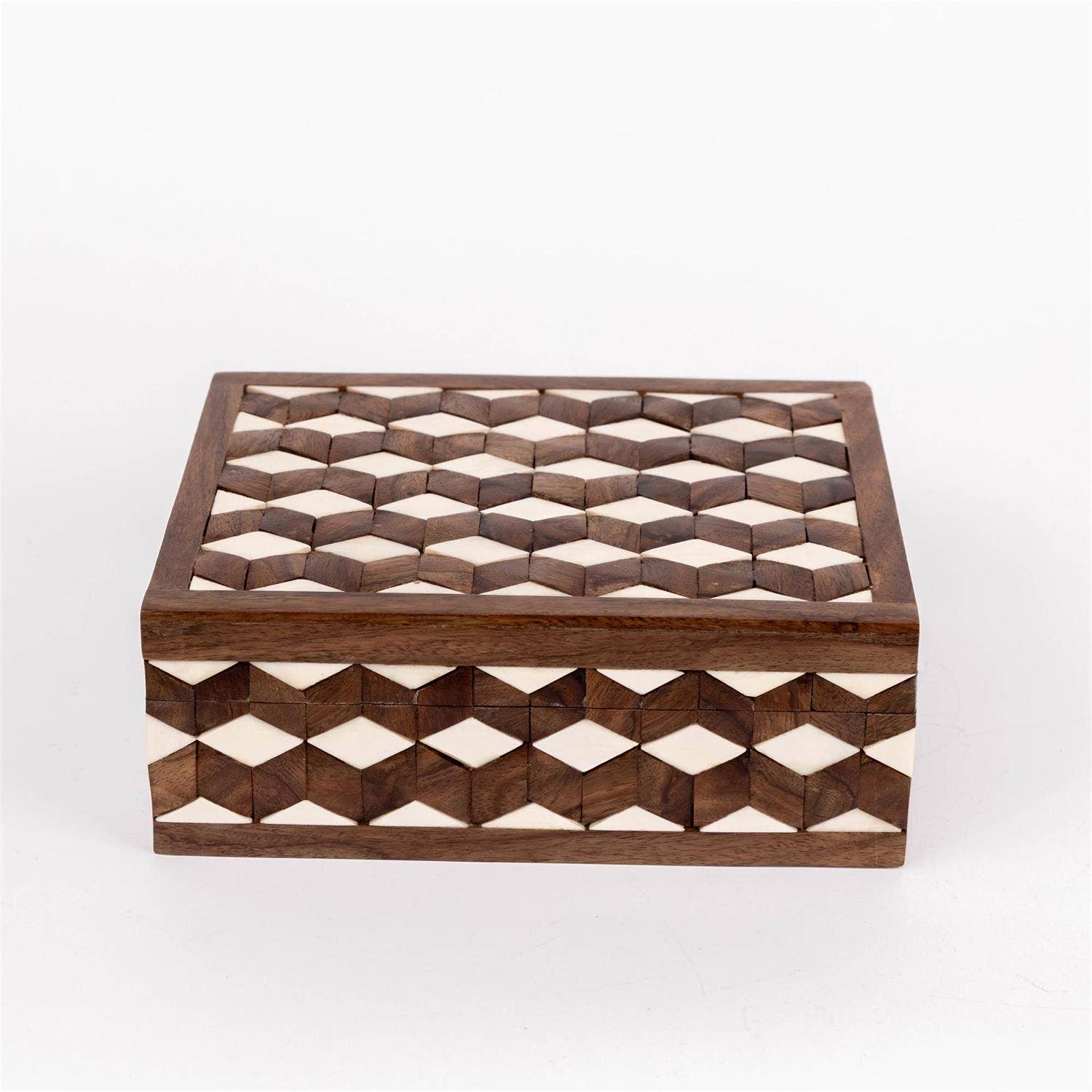 Bone And Wood Inlayed Box