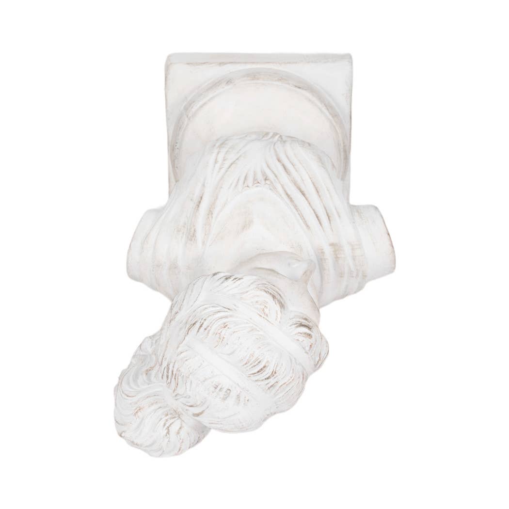 White Distressed Venus Bust Sculpture