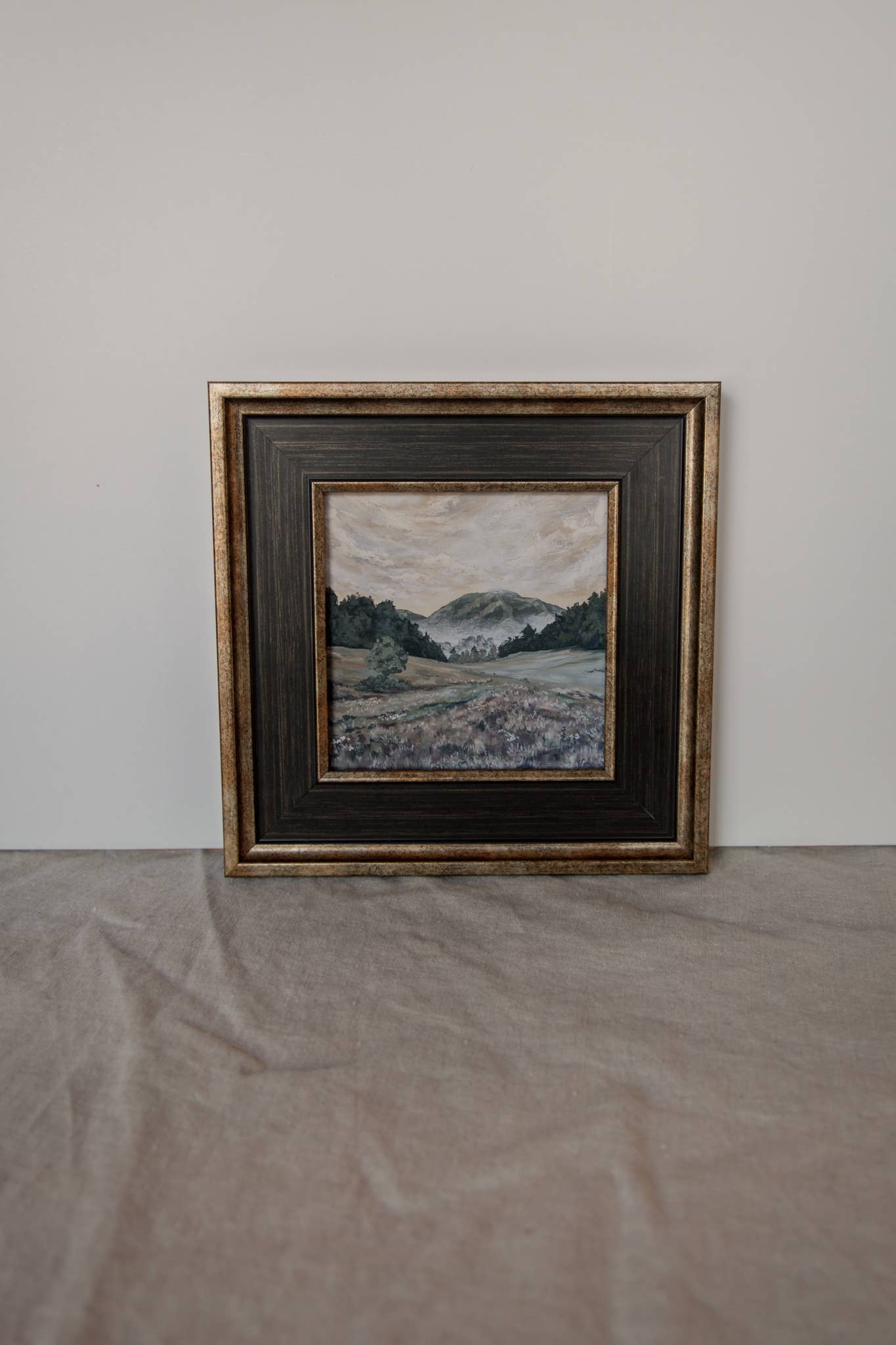 Antique Style Framed Art Print - Landscape - 