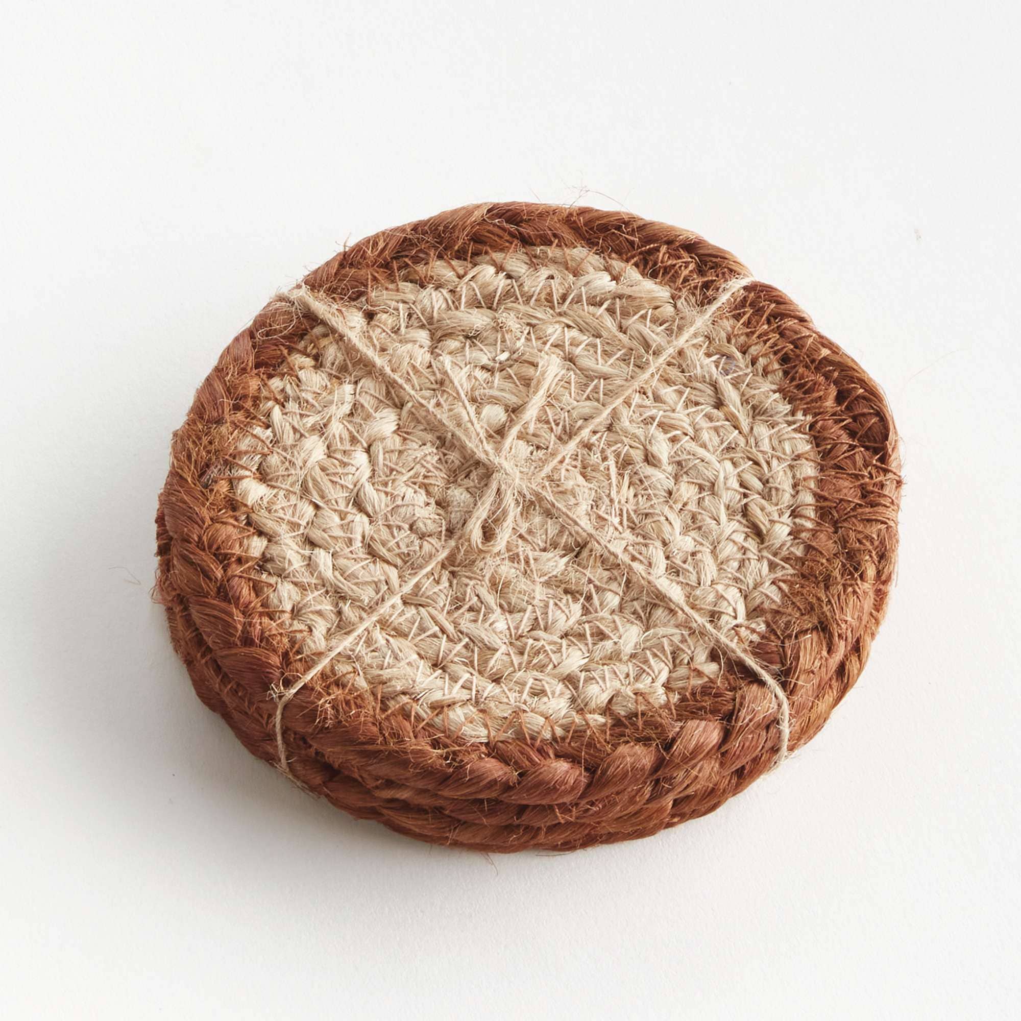Jute Coasters, Set of 4 - Natural
