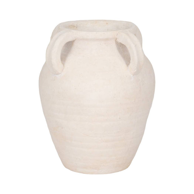 White Amphora Multi-Handle Jug