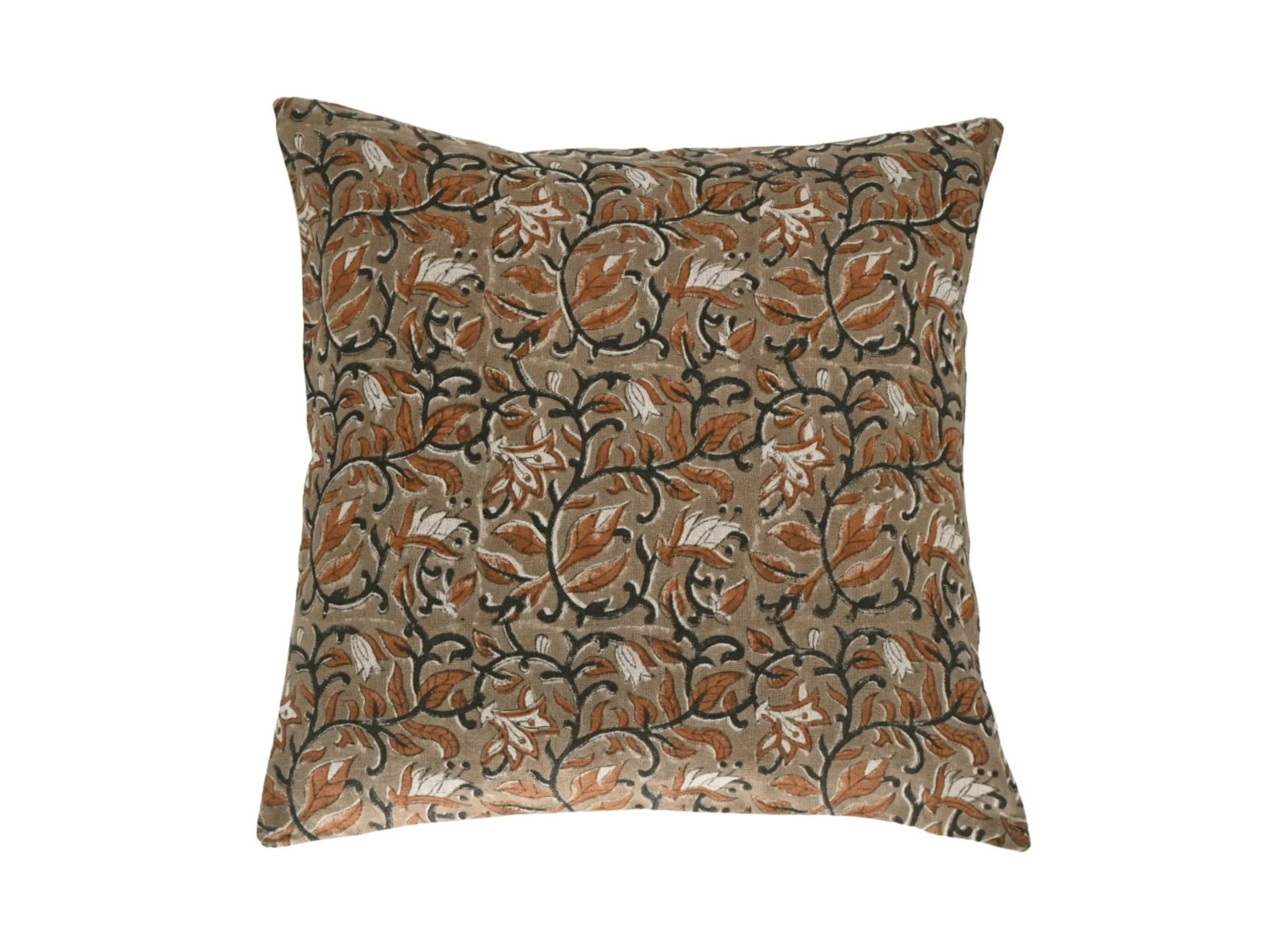 Charles Block Print Pillow