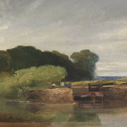 By the Water English Landscape Oil Painting Print on Canvas