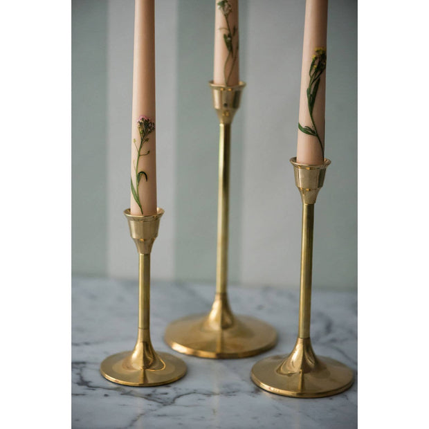 S/3- Brass Candlestick Set