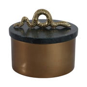 Green Metal Snake Box
