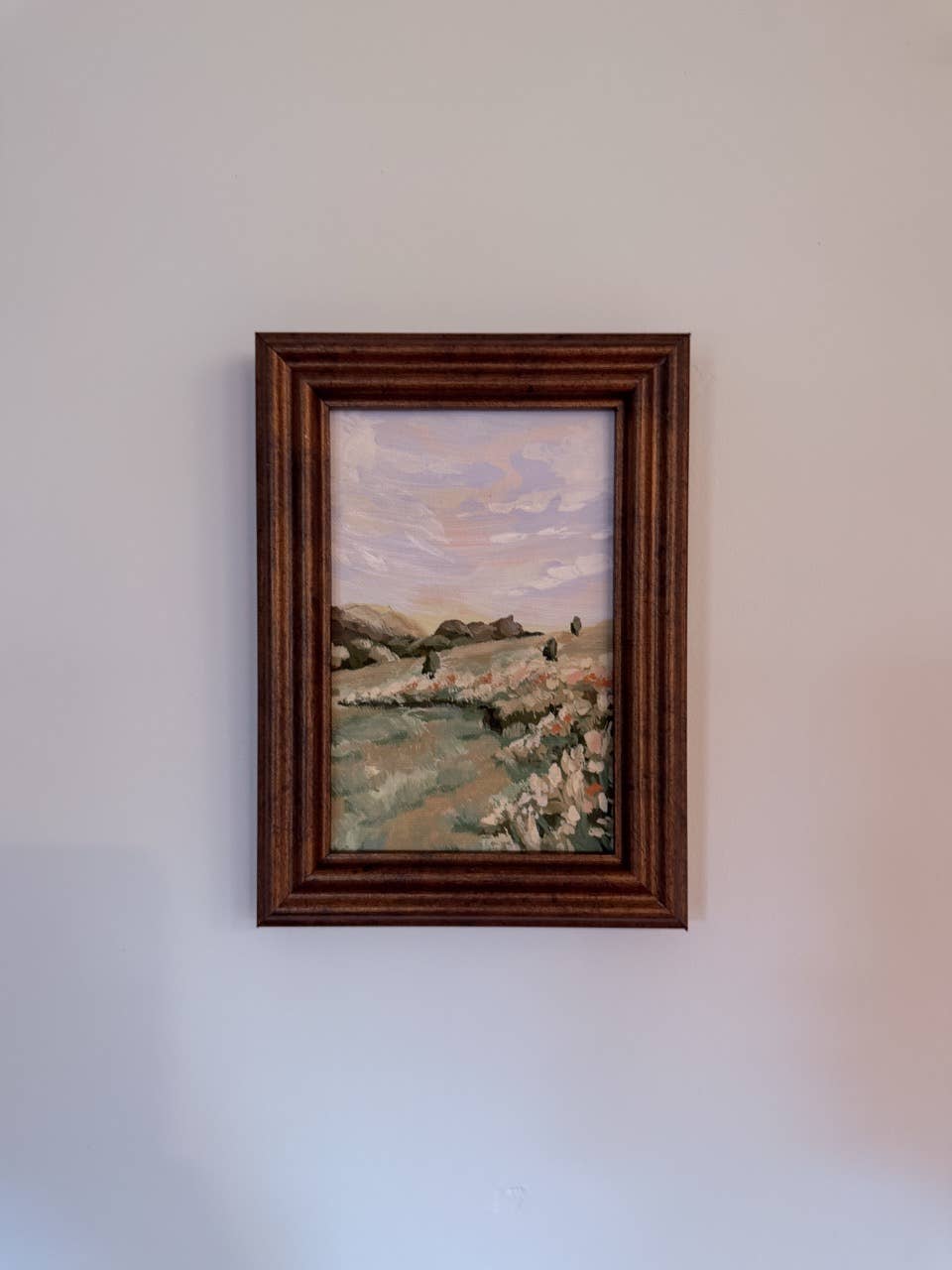 Antique Style Framed Art Print - Landscape - 