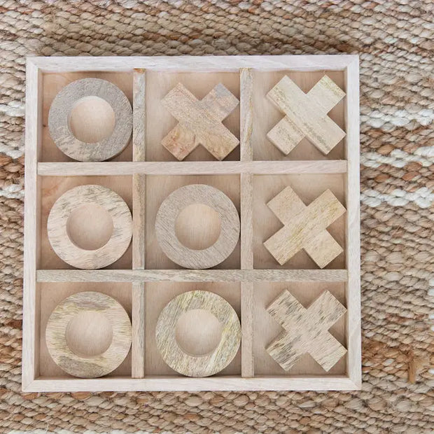Wooden Tic Tac Toe