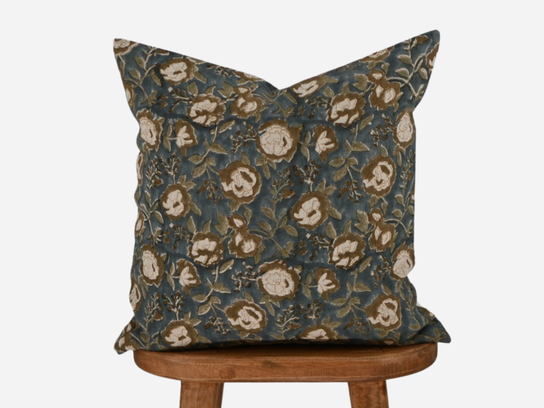 Gabriella Block Print Pillow