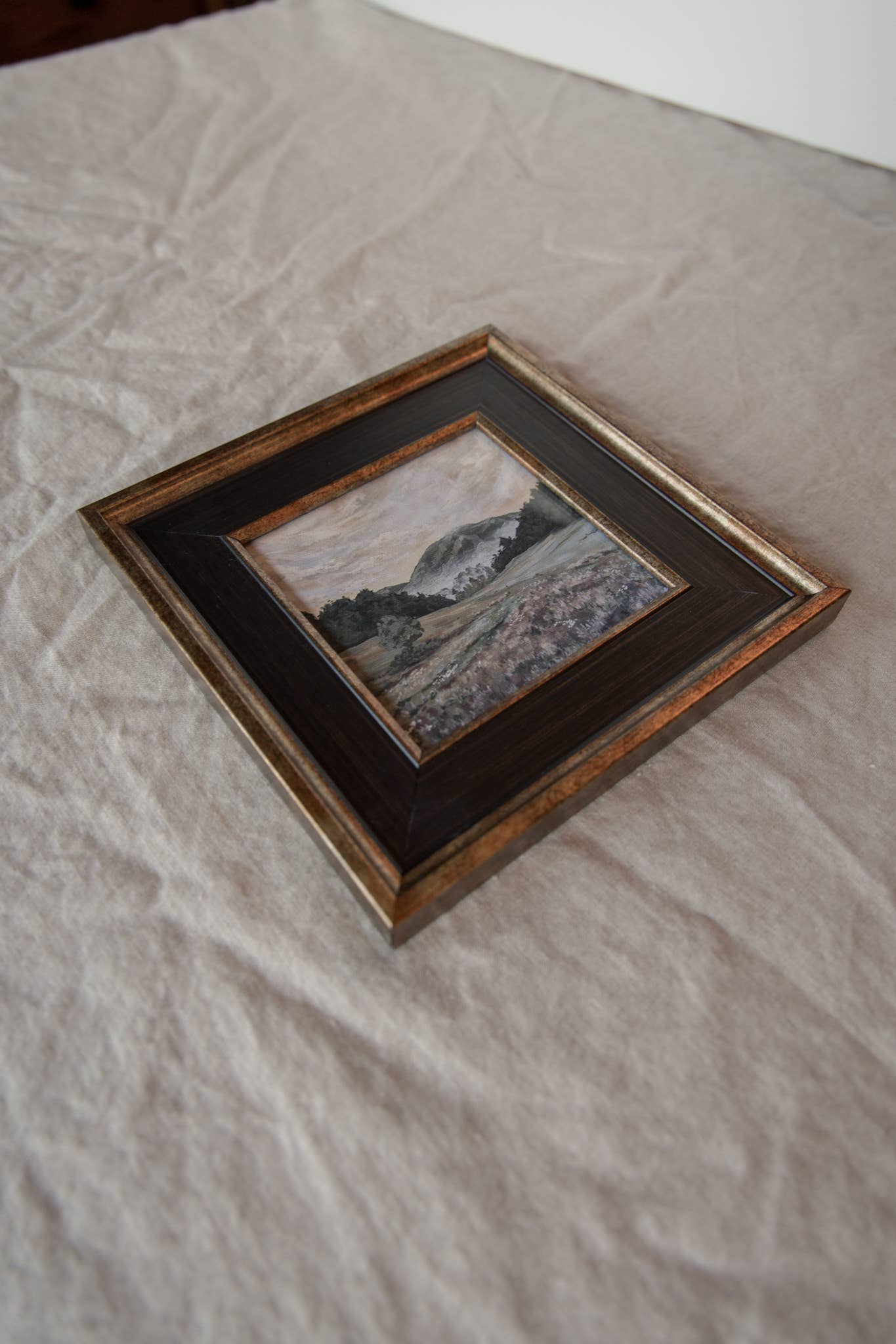 Antique Style Framed Art Print - Landscape - 