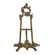 16" Vintage Style Solid Brass Photo-Plate Easel Stand