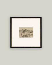 Tuscan Village Framed Antique Art
