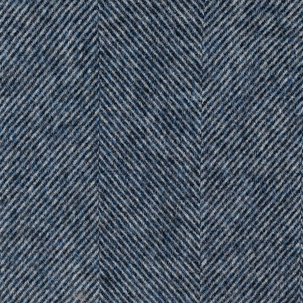 Southampton Home Lambswool Herringbone Throw ~ Navy ~