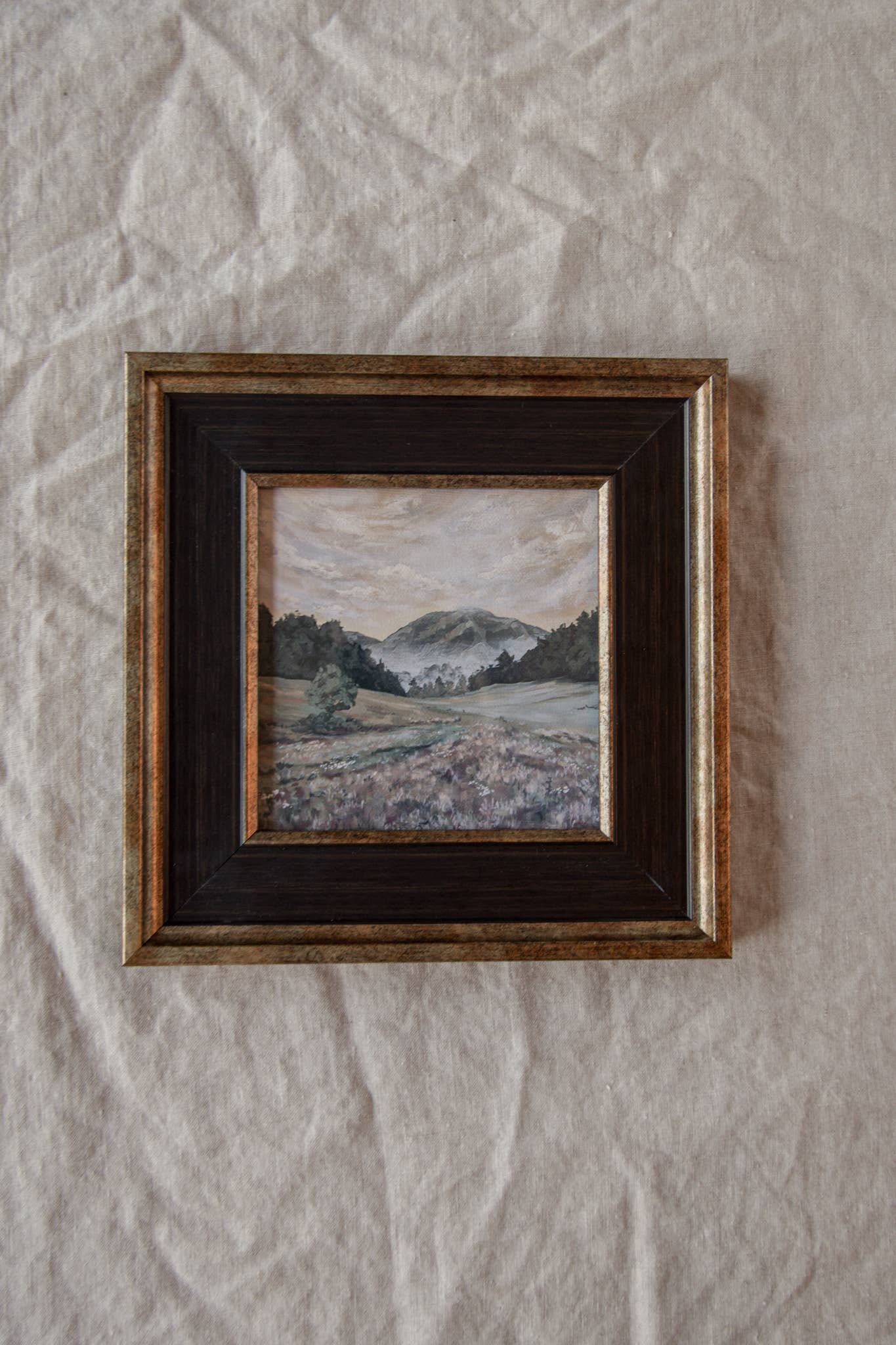 Antique Style Framed Art Print - Landscape - 