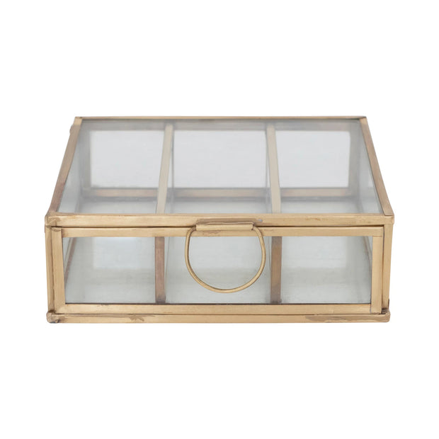 Brass & Glass Box - Small
