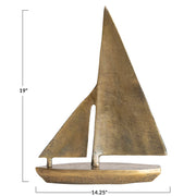 Cast Aluminum Sailboat