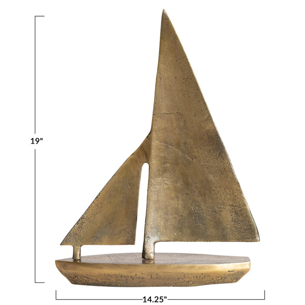 Cast Aluminum Sailboat