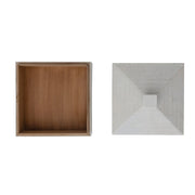 Resin Box w/ Pyramid Shaped Lid & Knob