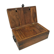 14-1/2" Teak Wood Captain's Writing Chest
