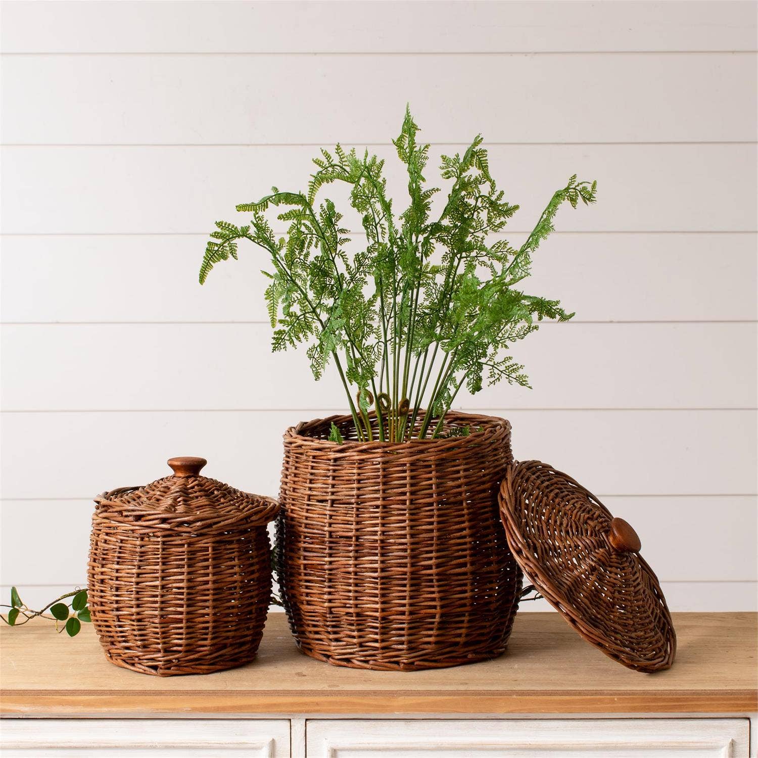 Wicker Storage Basket