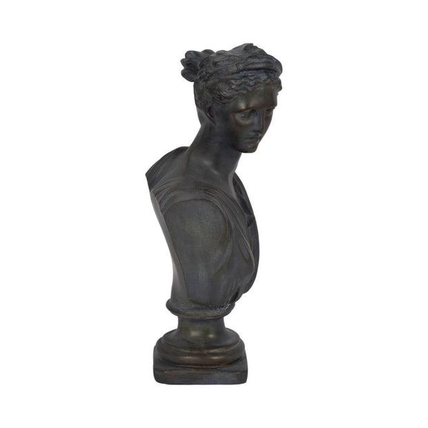 Bronze Grecian Bust Sculpture