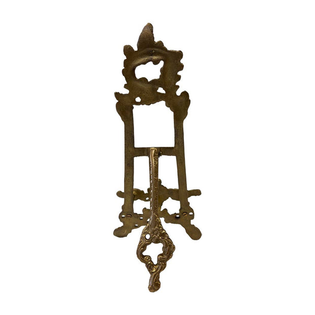 9" Vintage Style Solid Brass Photo-Plate-Book Easel Stand