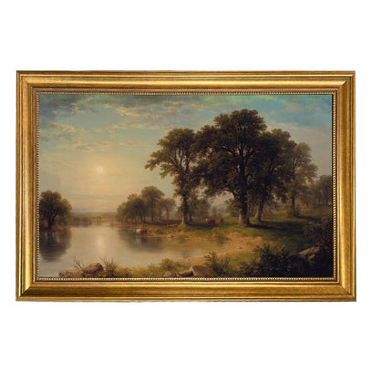 Summer Afternoon by Asher Durand Vintage Painting Print
