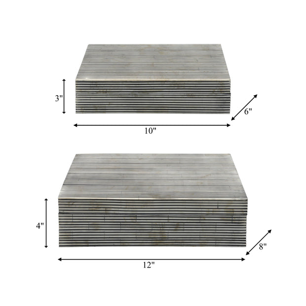 Pinstripe Decorative Box