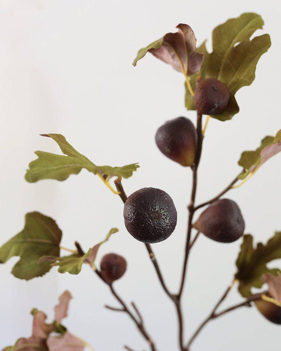 Faux Fig Fruit Branch 37
