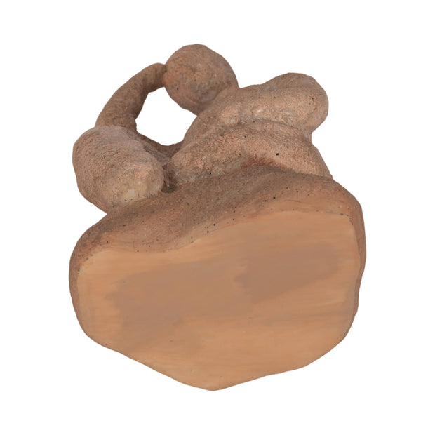 Terracotta Thinking Man Figurine