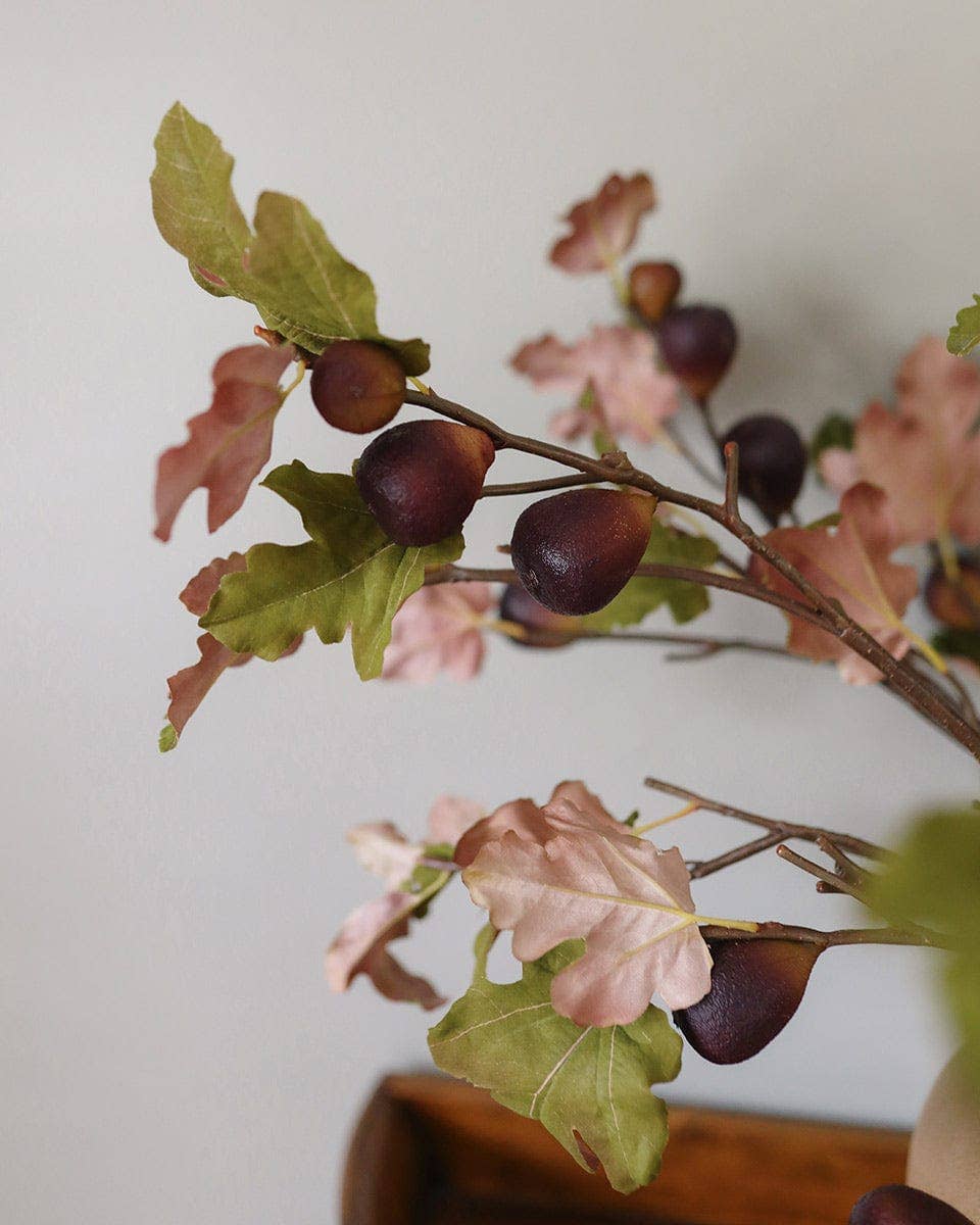 Faux Fig Fruit Branch 37