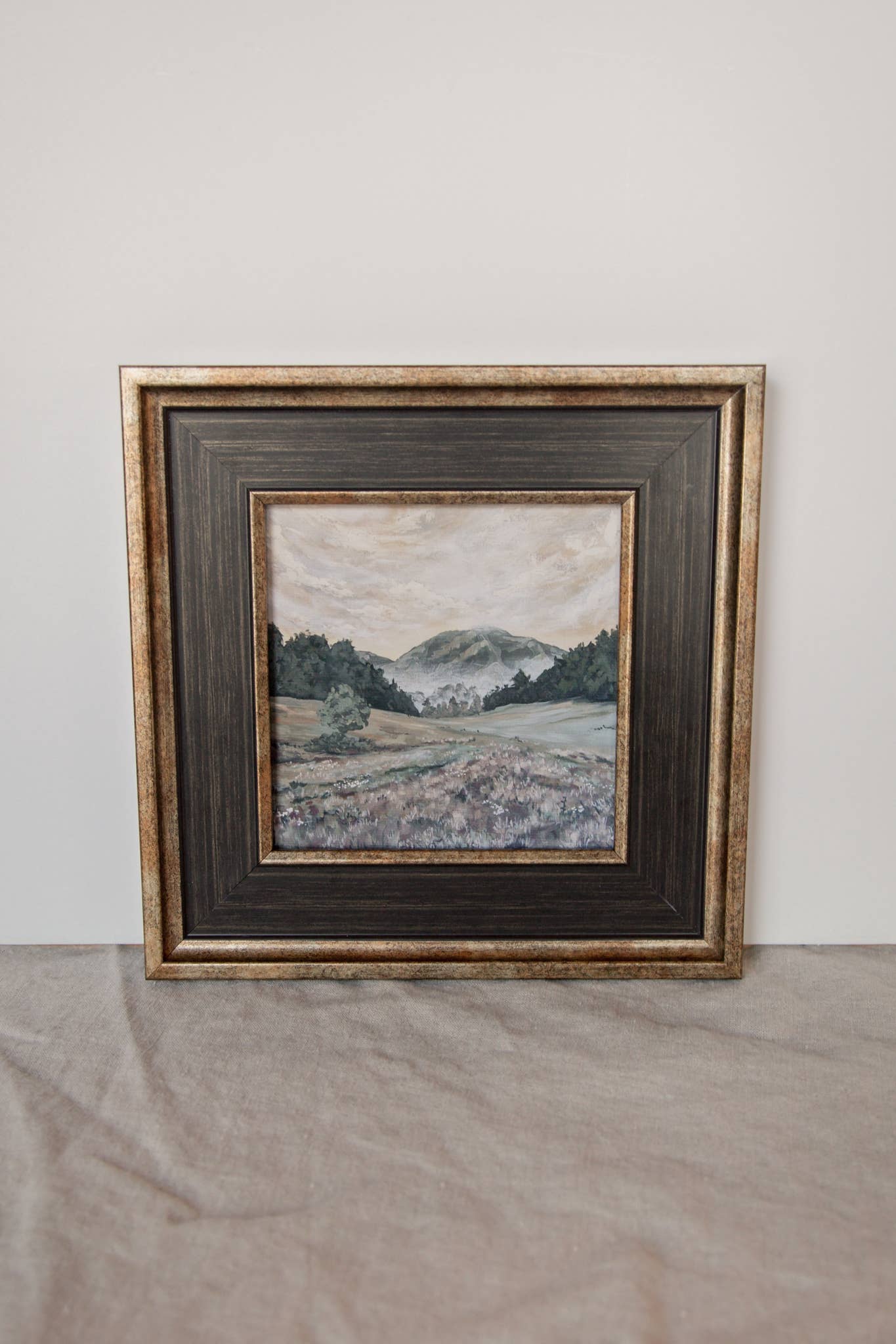 Antique Style Framed Art Print - Landscape - 