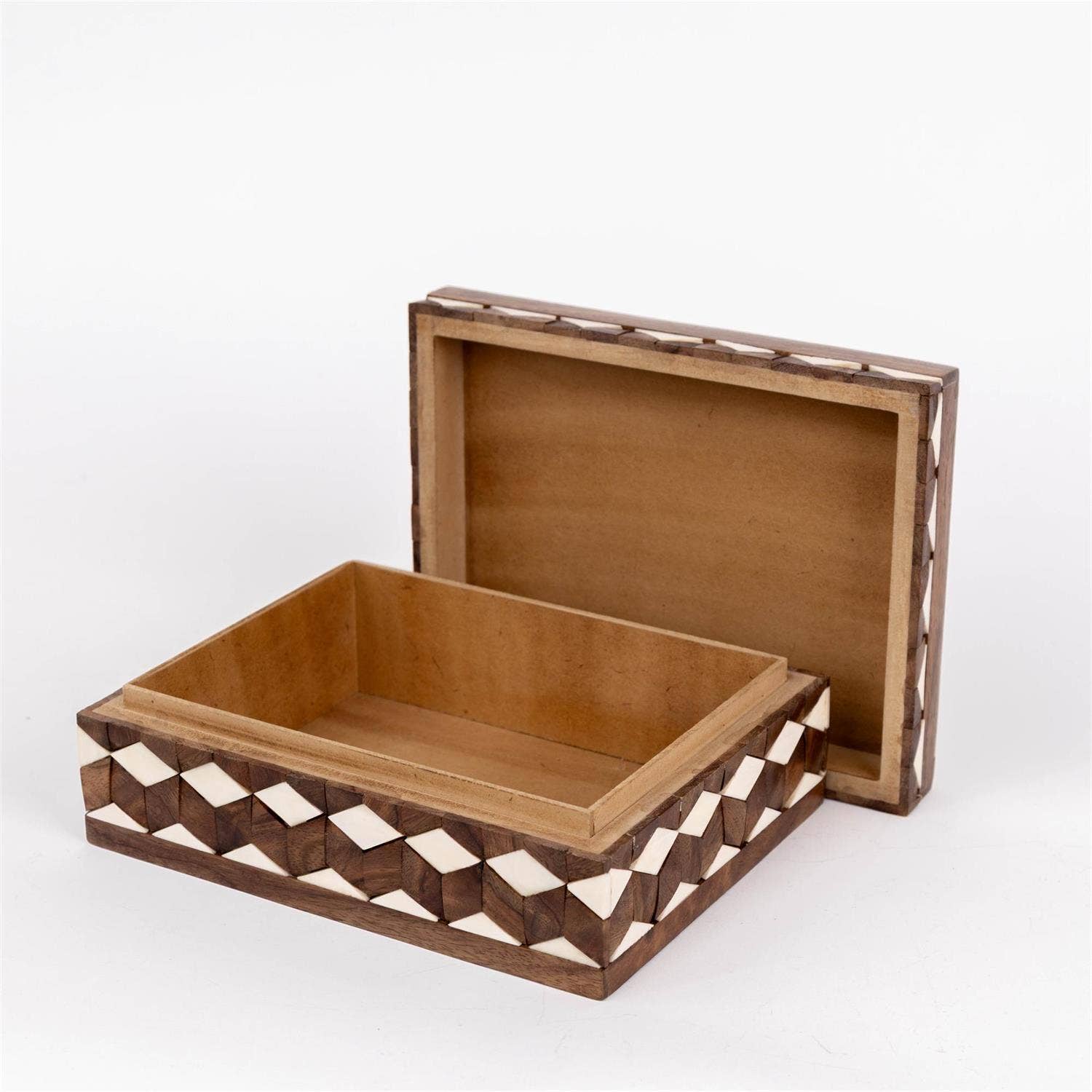 Bone And Wood Inlayed Box