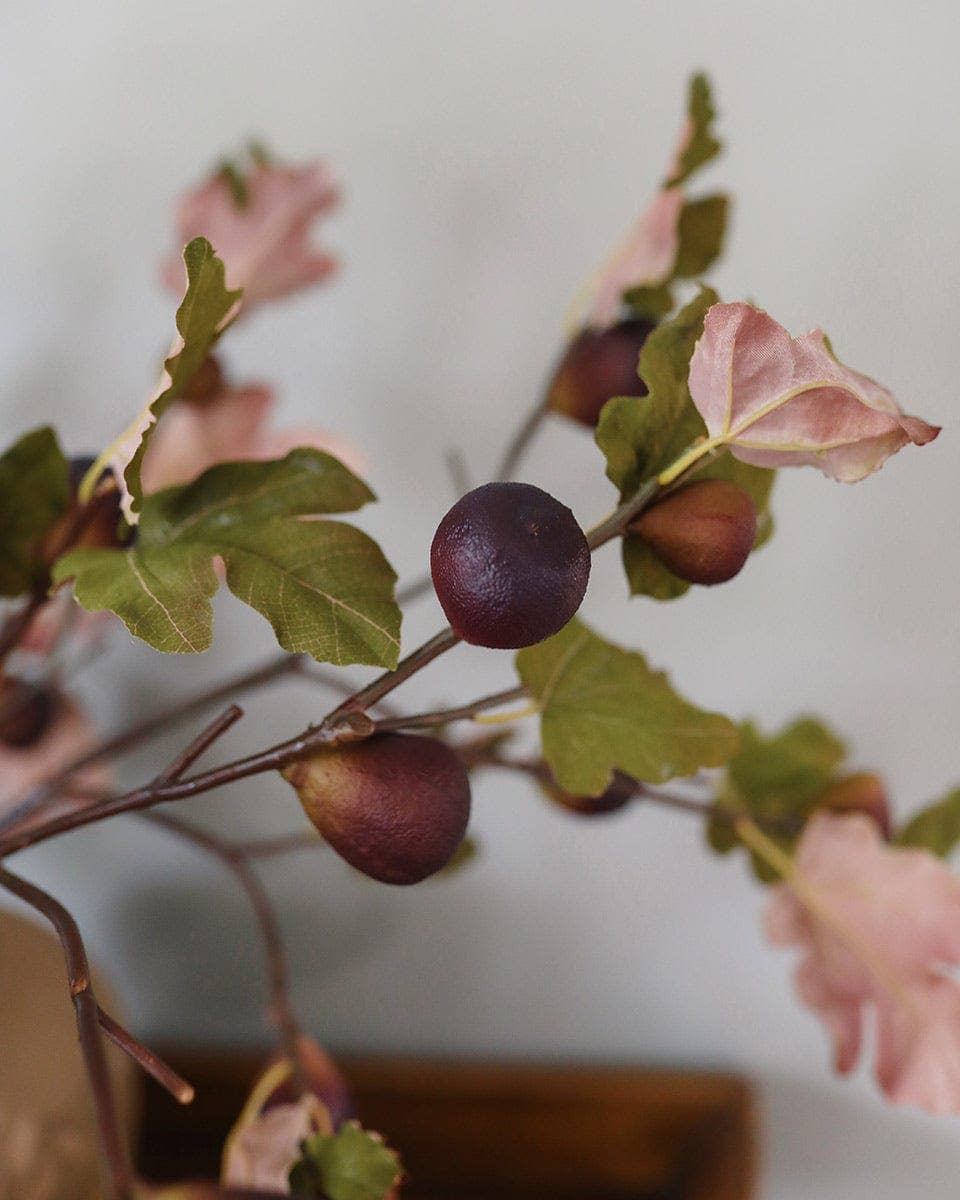Faux Fig Fruit Branch 37