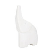White Marble Elephant Figurine