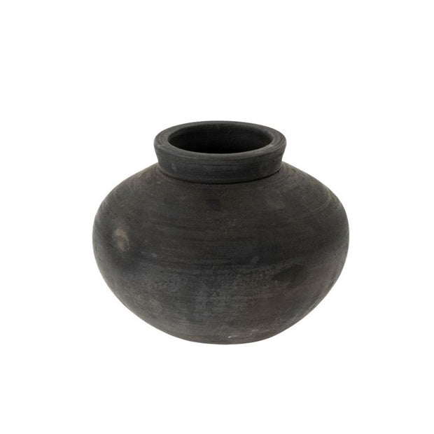 Balkan Black Terracotta Pot 3