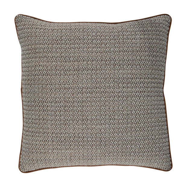 Knotted Wool Cream Pillow