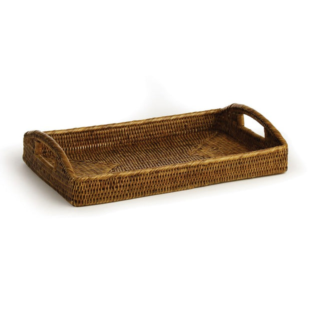 16" Burma Rattan Morning Tray
