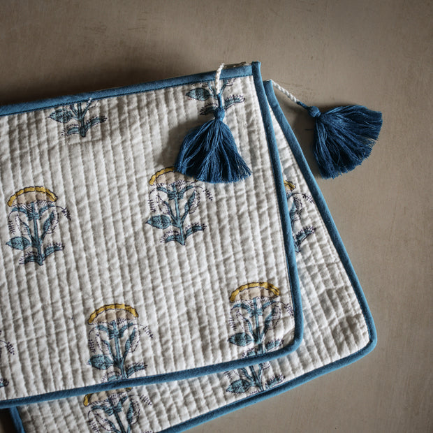 Blue Lotus Large Pouch