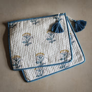 Blue Lotus Large Pouch