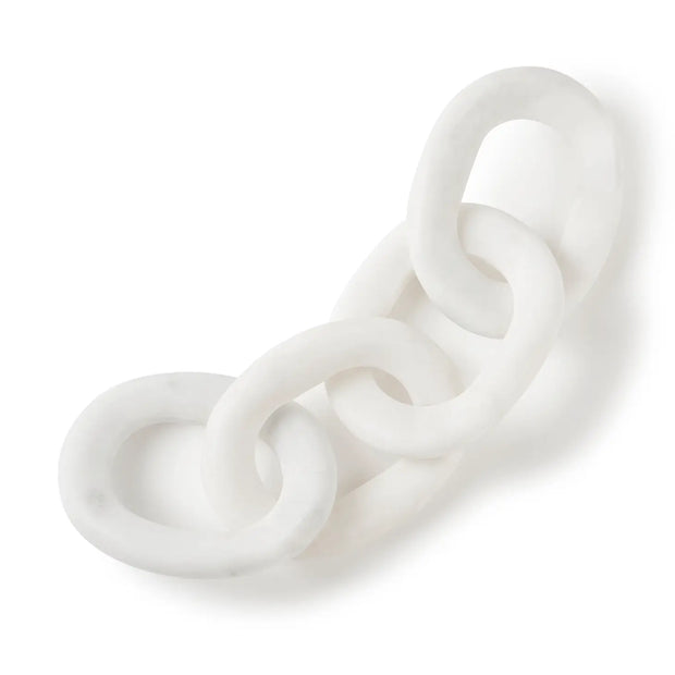 San Bruno White Marble Chain Links