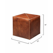 Small Ottoman - Tobacco