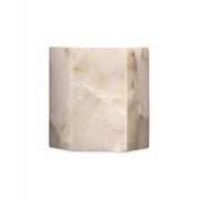 Borealis Hexagon Wall Sconce White